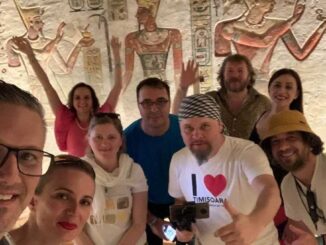 Echipa TRAVEL PRO & friends, Valea Regilor, Luxor. FOTO: Asociația TRAVEL PRO