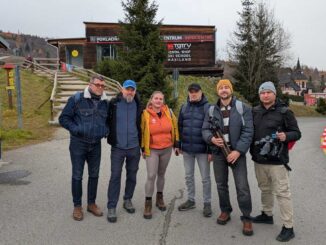 Reprezentant TRAVEL PRO în grupul jurnaliștilor invitați în Vysoké Tatry, Slovacia. FOTO: Asociația TRAVEL PRO